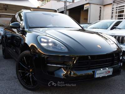Porsche Macan 2.0 *SPORT DESIGN*CHRONO*TETTO*21"*PASM*LED*CAM* Nero usata Roma