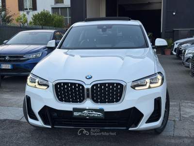 BMW X4 X4 X4 xDrive20d 48V Msport Bianco usata Alessandria