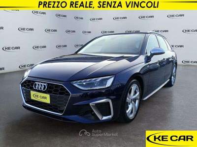 Audi A4 Avant 40 TDI S tronic S line edition Blu/Azzurro usata Mirano