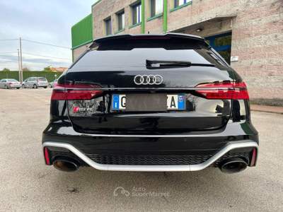 Audi RS 6 AVANT 4.0 MHEV QUATTRO TIPTRONIC KM-63.000 CERTIF. Nero usata Venezia
