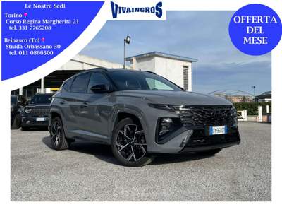 Hyundai Tucson 1.6 HEV 215CV NLine Aut. / IN PRONTA CONSEGNA Grigio usata TORINO