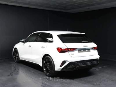 Audi A3 SPB 35 TFSI 150CV S tronic S line + TETTO APRIBILE / IN VARIE COLORAZIONI Bianco usata TORINO