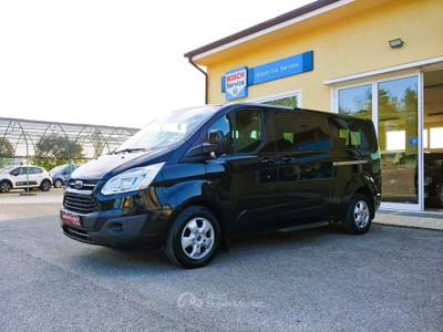 Ford Tourneo Custom TITANIUM-2.0-170CV-AUTO-8 POSTI-L2-GANCIO TRAINO-PREZZO REALE Nero usata Pieve di Soligo