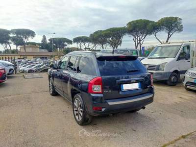 Jeep Compass 2.2cc LIMITED 136cv TELECAM CRUISECONTROL Nero usata Roma