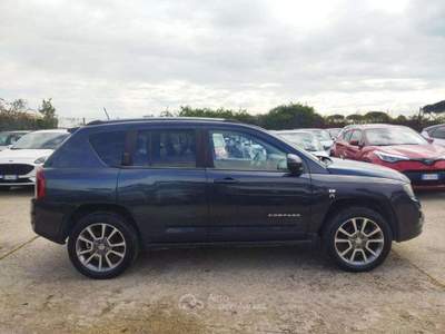 Jeep Compass 2.2cc LIMITED 136cv TELECAM CRUISECONTROL Nero usata Roma