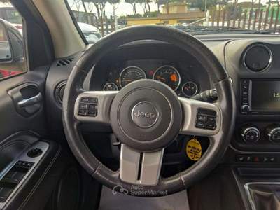 Jeep Compass 2.2cc LIMITED 136cv TELECAM CRUISECONTROL Nero usata Roma