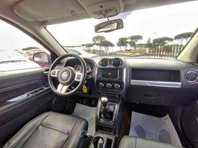 Jeep Compass 2.2cc LIMITED 136cv TELECAM CRUISECONTROL Nero usata Roma