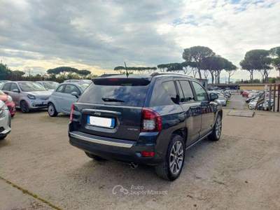 Jeep Compass 2.2cc LIMITED 136cv TELECAM CRUISECONTROL Nero usata Roma