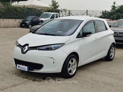 Renault ZOE ELETTRICA 28kw BATTERIA DI PROPRIETA' 58cv Bianco usata Roma
