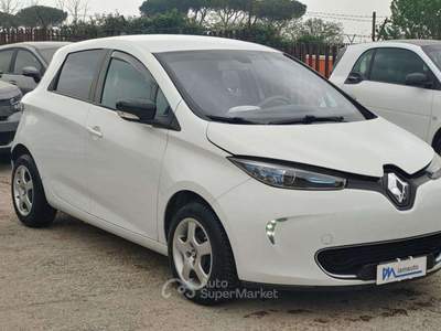 Renault ZOE ELETTRICA 28kw BATTERIA DI PROPRIETA' 58cv Bianco usata Roma