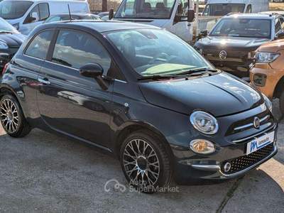 Fiat 500 Hybrid Lounge 1.0cc 70cv TETTO PANORAMICO CLIMA Blu/Azzurro usata Roma