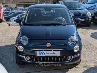 Fiat 500 Hybrid Lounge 1.0cc 70cv TETTO PANORAMICO CLIMA Blu/Azzurro usata Roma