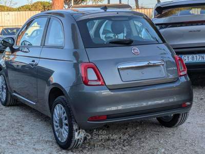 Fiat 500 HYBRID 1.0cc 70cv NAVI CLIMA AUTO CERCHI IN LEGA Grigio usata Roma