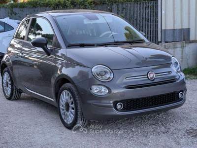 Fiat 500 HYBRID 1.0cc 70cv NAVI CLIMA AUTO CERCHI IN LEGA Grigio usata Roma