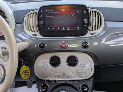 Fiat 500 HYBRID 1.0cc 70cv NAVI CLIMA AUTO CERCHI IN LEGA Grigio usata Roma