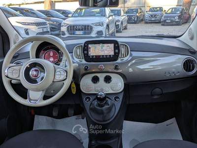 Fiat 500 HYBRID 1.0cc 70cv NAVI CLIMA AUTO CERCHI IN LEGA Grigio usata Roma