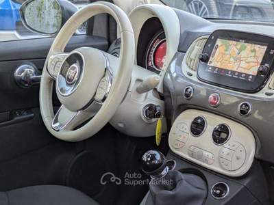 Fiat 500 HYBRID 1.0cc 70cv NAVI CLIMA AUTO CERCHI IN LEGA Grigio usata Roma