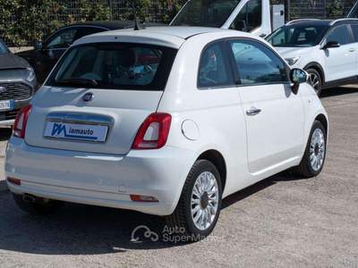 Fiat 500 Lounge 1.2cc 69cv IMPIANTO GPL Bianco usata Roma