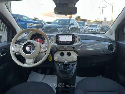 Fiat 500 HYBRID 1.0cc 70cv NAVI CLIMA AUTO CERCHI IN LEGA Grigio usata Roma