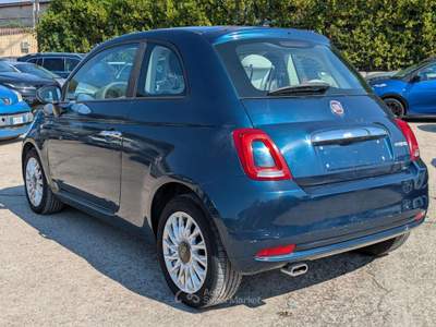 Fiat 500 HYBRID LOUNGE 1.0cc 70cv TETTO PANORAMICO Blu/Azzurro usata Roma