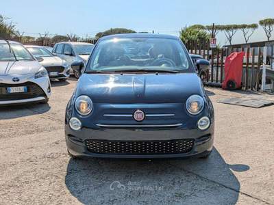 Fiat 500 HYBRID LOUNGE 1.0cc 70cv TETTO PANORAMICO Blu/Azzurro usata Roma