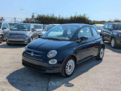 Fiat 500 HYBRID LOUNGE 1.0cc 70cv TETTO PANORAMICO Blu/Azzurro usata Roma