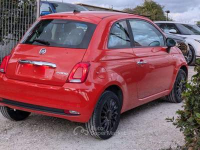 Fiat 500 HYBRID 1.0cc 70cv CRUISE CONTROL CERCHI IN LEGA Arancione usata Roma