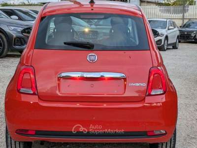 Fiat 500 HYBRID 1.0cc 70cv CRUISE CONTROL CERCHI IN LEGA Arancione usata Roma