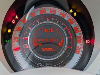 Fiat 500 HYBRID 1.0cc 70cv CRUISE CONTROL CERCHI IN LEGA Arancione usata Roma