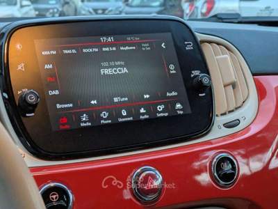 Fiat 500 HYBRID 1.0cc 70cv CRUISE CONTROL CERCHI IN LEGA Arancione usata Roma