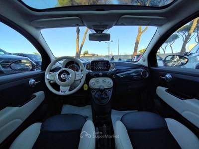Fiat 500 Hybrid Dolcevita 1.0cc 70cv TETTO PANORAMIC Blu/Azzurro usata Roma