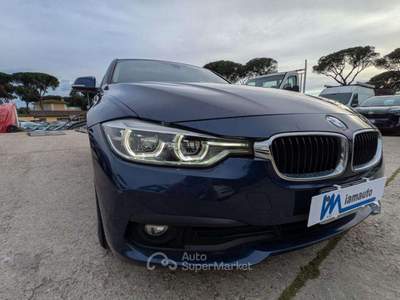 BMW Serie 3 320d 320 SERIE 320d 2.0cc 163cv TETTO PANORAMICO NAVI AUTOM Blu/Azzurro usata Roma