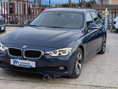 BMW Serie 3 320d 320 SERIE 320d 2.0cc 163cv TETTO PANORAMICO NAVI AUTOM Blu/Azzurro usata Roma