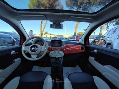Fiat 500 Hybrid Dolcevita 1.0cc 70cv TETTO PANORAMICO Arancione usata Roma