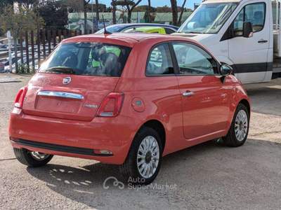 Fiat 500 HYBRID 1.0cc 70cv ANDROID/CARPLAY BLUETOOTH Arancione usata Roma