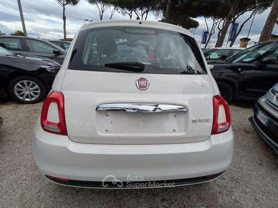 Fiat 500 Hybrid 1.0cc 70cv ANDROID/IOS CLIMATIZZATORE Bianco usata Roma