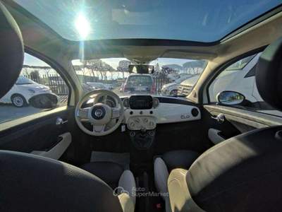 Fiat 500 1.0cc HYBRID DOLCEVITA 70cv TETTO PANORAMA CRUISE Bianco usata Roma