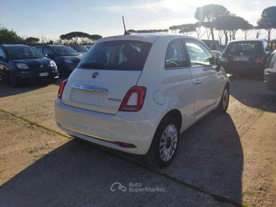 Fiat 500 1.0cc HYBRID DOLCEVITA 70cv TETTO PANORAMA CRUISE Bianco usata Roma