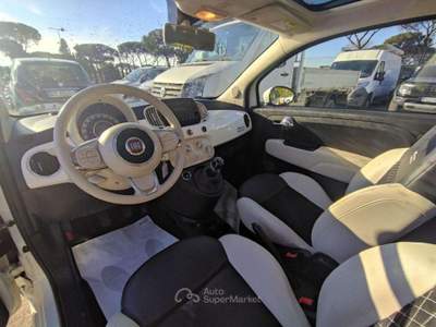 Fiat 500 1.0cc HYBRID DOLCEVITA 70cv TETTO PANORAMA CRUISE Bianco usata Roma