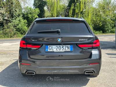 BMW Serie 5 520d BMW 520 d Touring mhev 48V xdrive Msport auto Nero usata Altedo