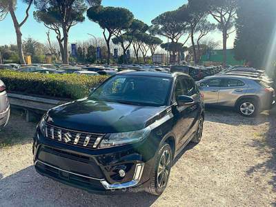 Suzuki Vitara 1.5cc GLX HYBRID 4X4 116cv SAFETYPACK NAVI CRUISE Nero usata Roma