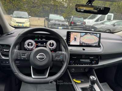 Nissan Qashqai 1.3cc 140cv N-CONNECTA ANDROD/IOS TELECAMERA 360° Bianco usata Roma