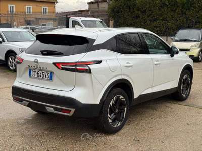 Nissan Qashqai 1.3cc 140cv N-CONNECTA ANDROD/IOS TELECAMERA 360° Bianco usata Roma