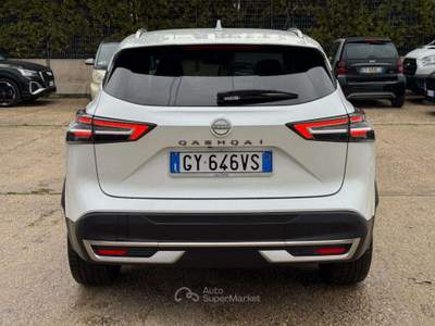 Nissan Qashqai 1.3cc 140cv N-CONNECTA ANDROD/IOS TELECAMERA 360° Bianco usata Roma