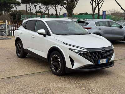 Nissan Qashqai 1.3cc 140cv N-CONNECTA ANDROD/IOS TELECAMERA 360° Bianco usata Roma