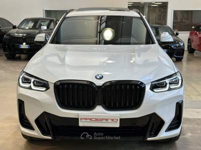BMW X3 xdrive30d mhev 48V Msport-20"-Tetto-Live Cockpit-IVA Rosso usata Paderno Dugnano