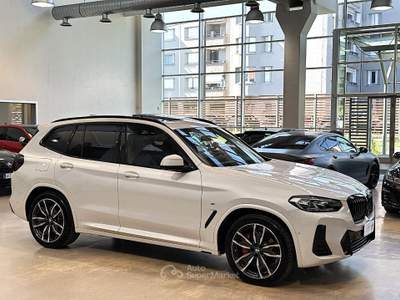 BMW X3 xdrive30d mhev 48V Msport-20"-Tetto-Live Cockpit-IVA Rosso usata Paderno Dugnano