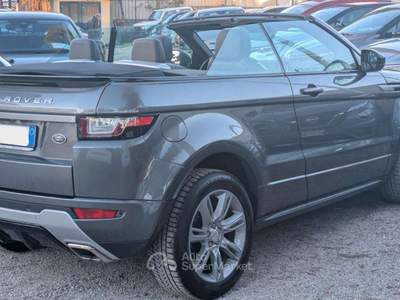Land Rover Range Rover Evoque 4X4 CABRIO 2.0TD4 150cv INTERNI IN PELLE Nero usata Roma