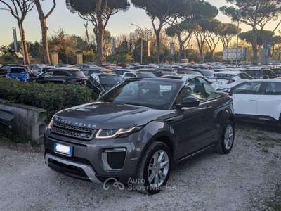 Land Rover Range Rover Evoque 4X4 CABRIO 2.0TD4 150cv INTERNI IN PELLE Nero usata Roma