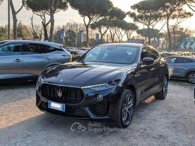 Maserati Levante V6 AWD 3.0d 349cv TETTO PANORAMICO NAVIGATORE Nero usata Roma
